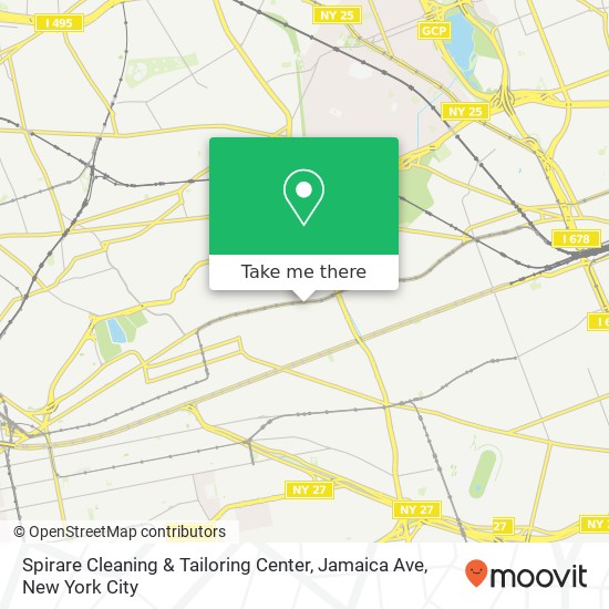 Spirare Cleaning & Tailoring Center, Jamaica Ave map