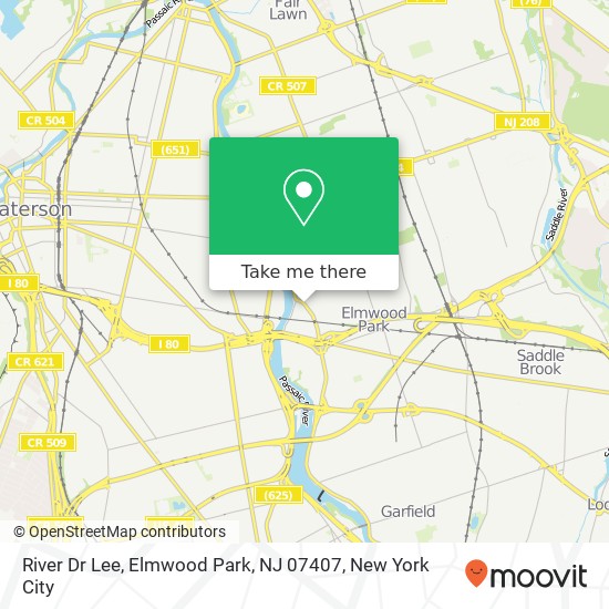 River Dr Lee, Elmwood Park, NJ 07407 map