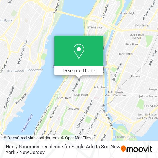 Harry Simmons Residence for Single Adults Sro map