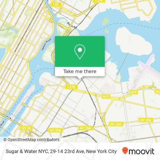 Sugar & Water NYC, 29-14 23rd Ave map