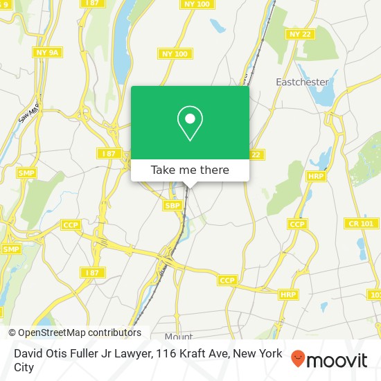 Mapa de David Otis Fuller Jr Lawyer, 116 Kraft Ave