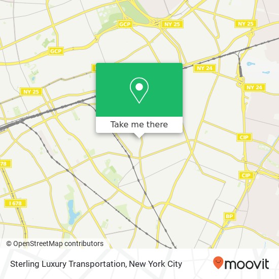 Mapa de Sterling Luxury Transportation