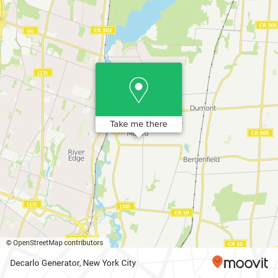 Decarlo Generator map