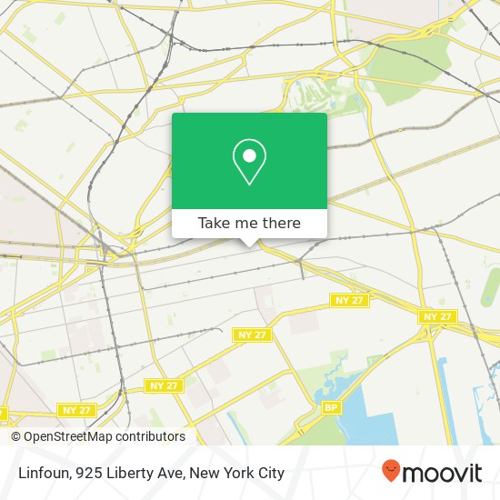 Mapa de Linfoun, 925 Liberty Ave