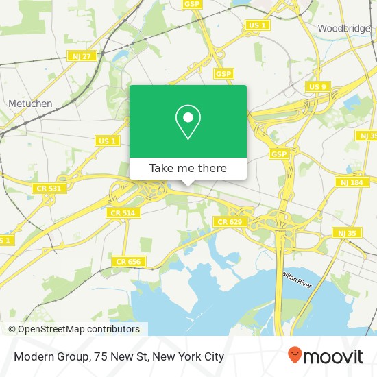 Mapa de Modern Group, 75 New St