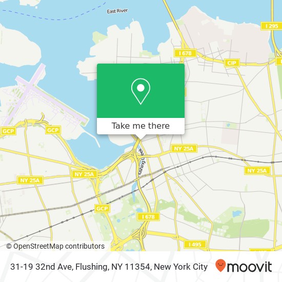 Mapa de 31-19 32nd Ave, Flushing, NY 11354