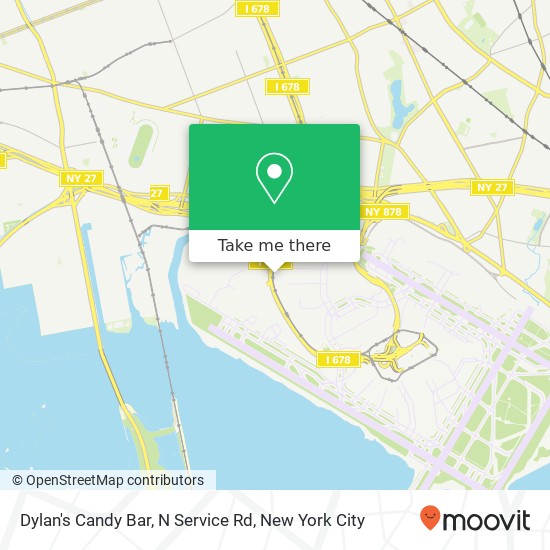 Mapa de Dylan's Candy Bar, N Service Rd