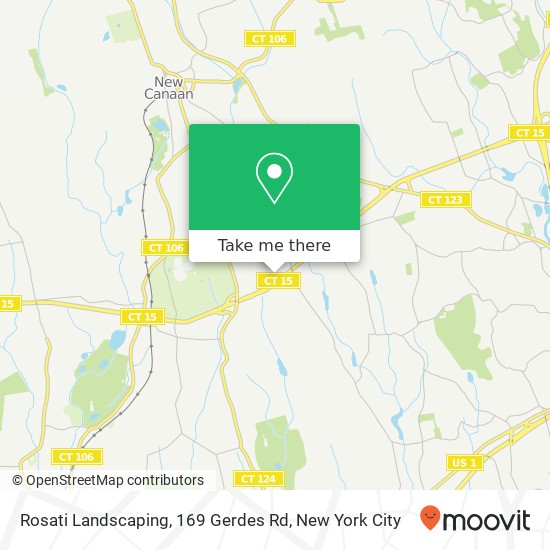 Rosati Landscaping, 169 Gerdes Rd map