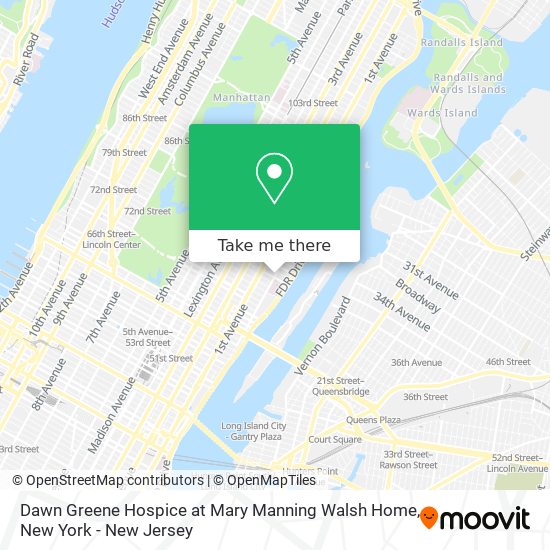 Dawn Greene Hospice at Mary Manning Walsh Home map