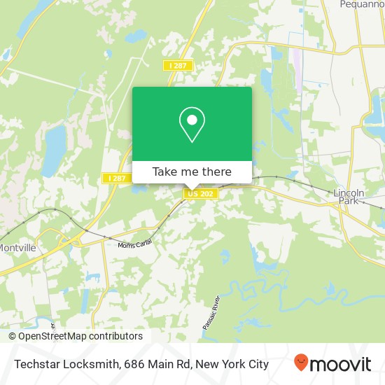 Mapa de Techstar Locksmith, 686 Main Rd