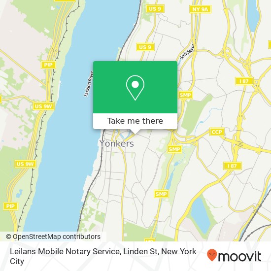 Leilans Mobile Notary Service, Linden St map