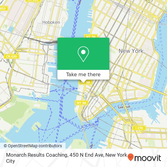 Mapa de Monarch Results Coaching, 450 N End Ave