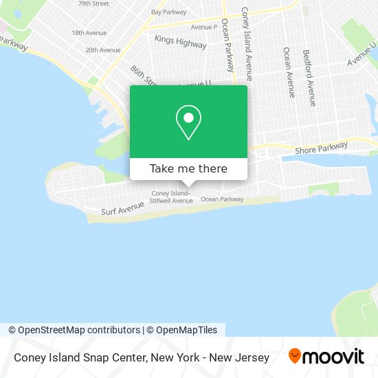 Coney Island Snap Center map