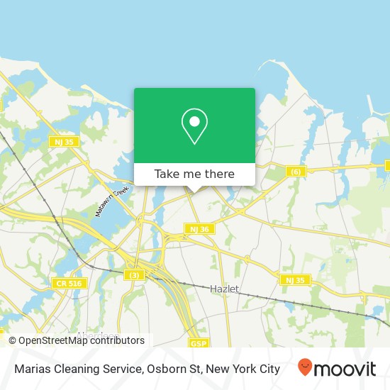 Marias Cleaning Service, Osborn St map