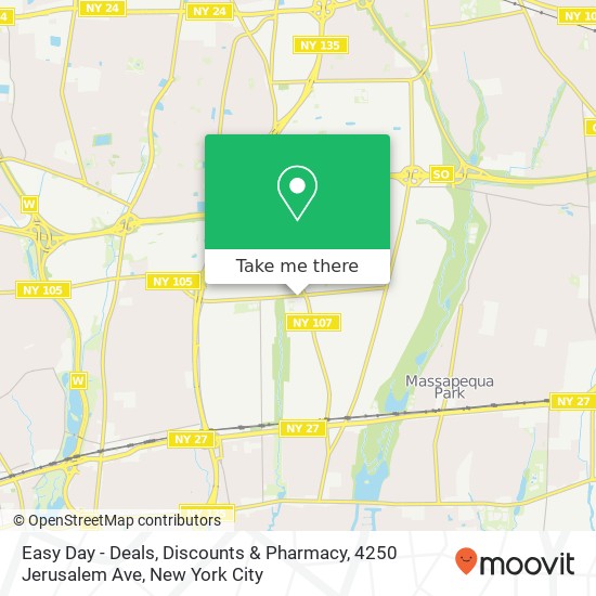 Easy Day - Deals, Discounts & Pharmacy, 4250 Jerusalem Ave map