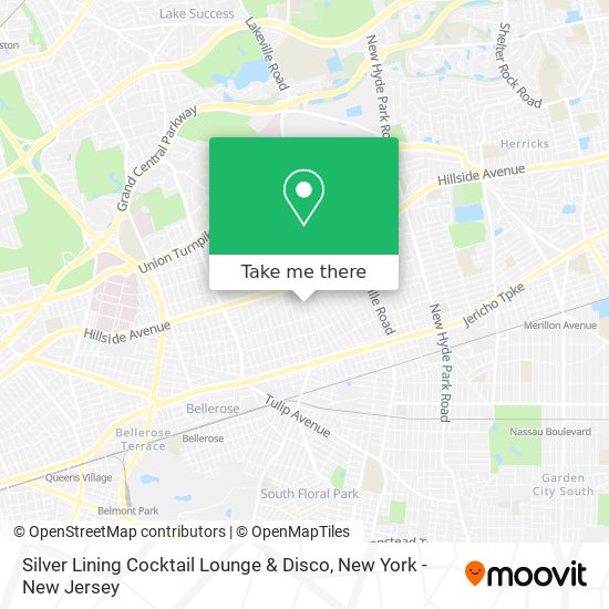 Mapa de Silver Lining Cocktail Lounge & Disco