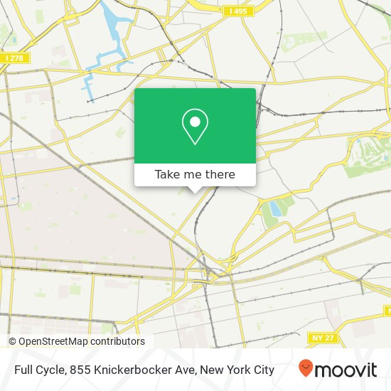 Full Cycle, 855 Knickerbocker Ave map