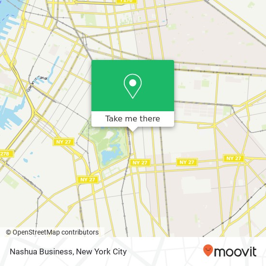Nashua Business map
