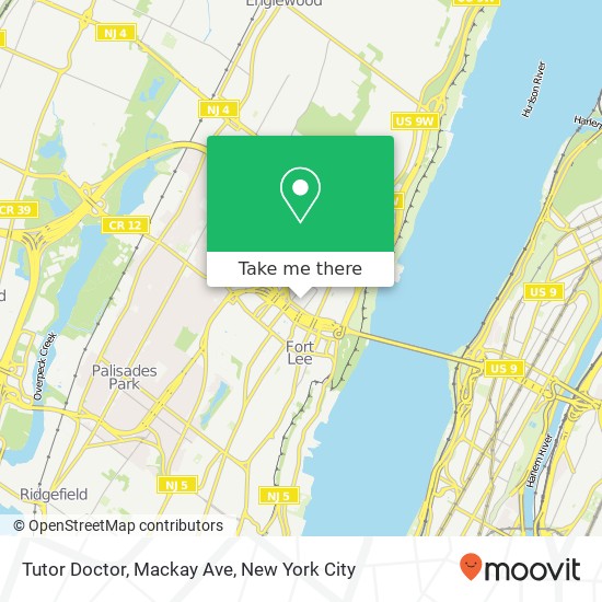 Mapa de Tutor Doctor, Mackay Ave