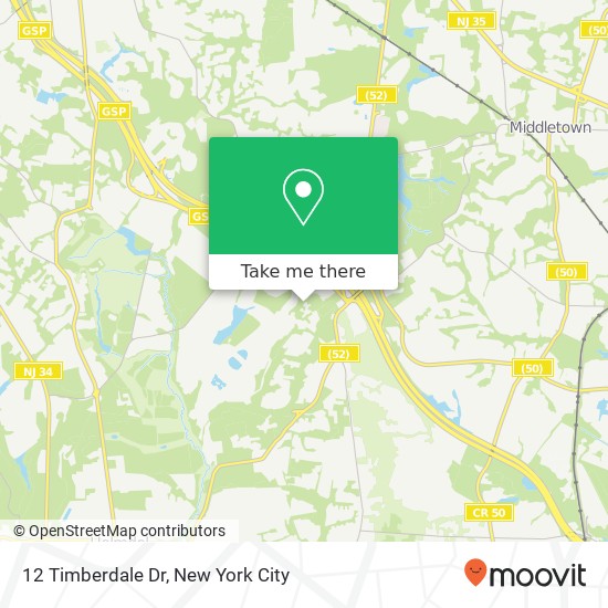 12 Timberdale Dr, Holmdel, NJ 07733 map