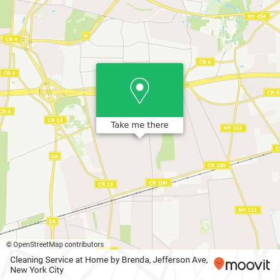 Mapa de Cleaning Service at Home by Brenda, Jefferson Ave