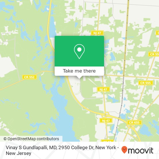 Vinay S Gundlapalli, MD, 2950 College Dr map