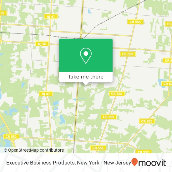 Executive Business Products, S 7th St map