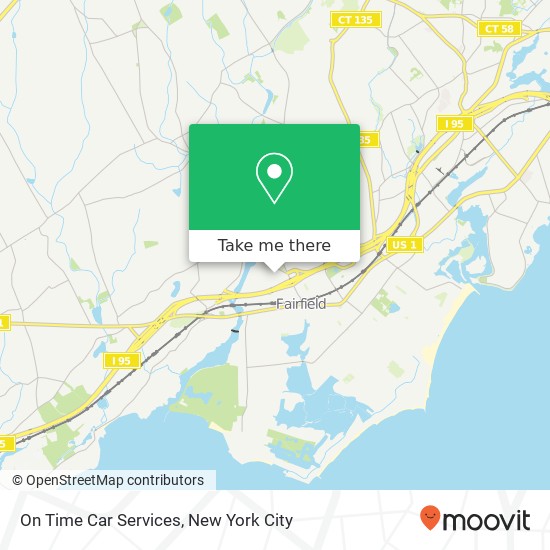 On Time Car Services map