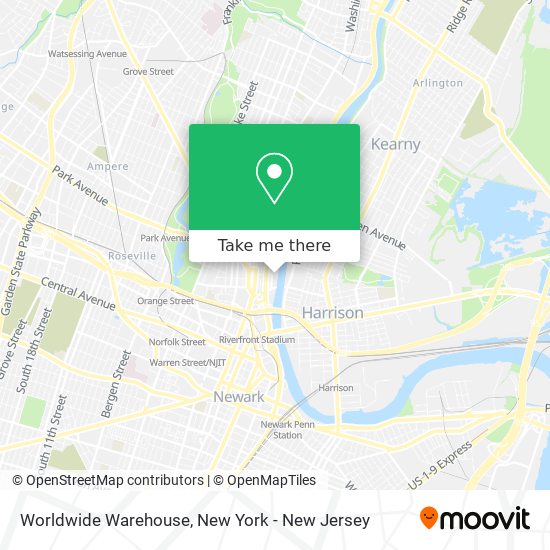 Mapa de Worldwide Warehouse