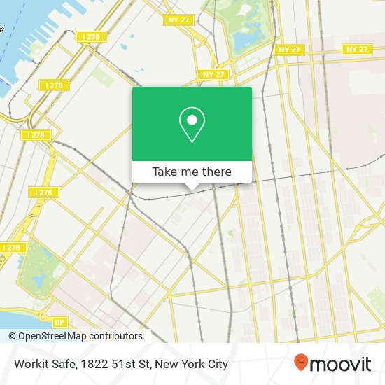 Workit Safe, 1822 51st St map