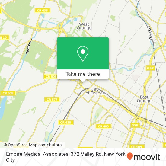 Mapa de Empire Medical Associates, 372 Valley Rd