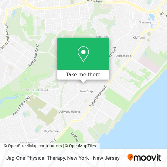 Mapa de Jag-One Physical Therapy