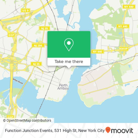 Function Junction Events, 531 High St map