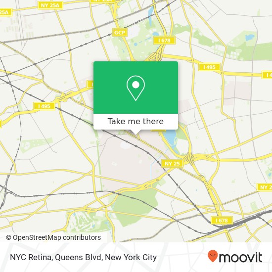 NYC Retina, Queens Blvd map