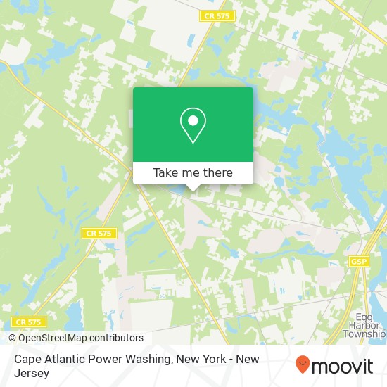 Cape Atlantic Power Washing, Mill Rd map