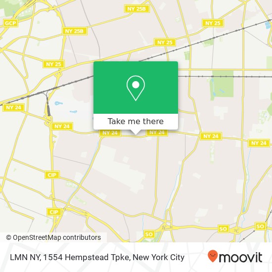 LMN NY, 1554 Hempstead Tpke map