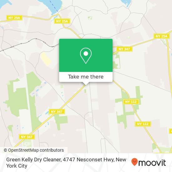 Mapa de Green Kelly Dry Cleaner, 4747 Nesconset Hwy