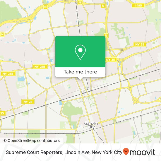 Mapa de Supreme Court Reporters, Lincoln Ave