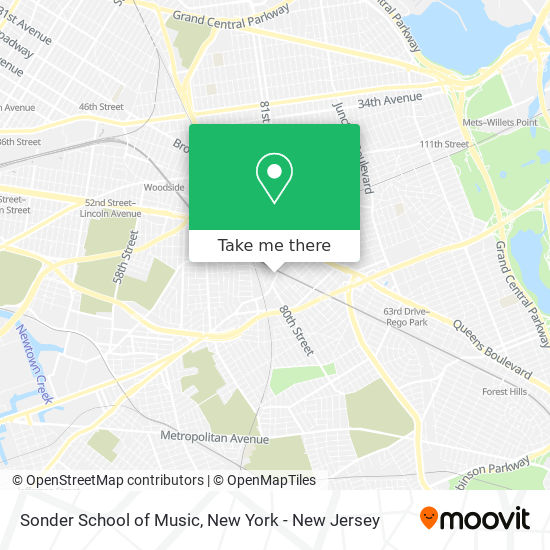 Sonder School of Music map