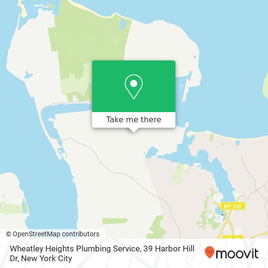 Mapa de Wheatley Heights Plumbing Service, 39 Harbor Hill Dr