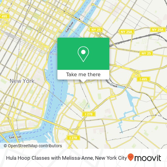 Mapa de Hula Hoop Classes with Melissa-Anne