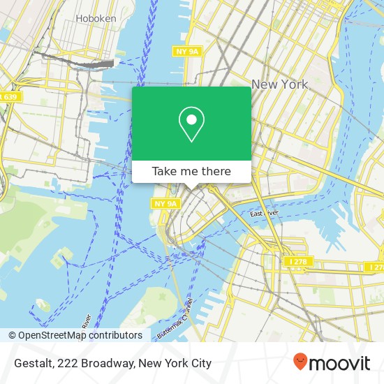 Mapa de Gestalt, 222 Broadway
