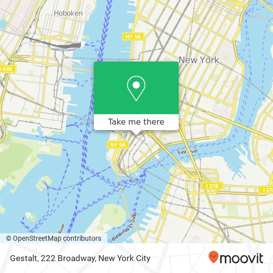 Gestalt, 222 Broadway map