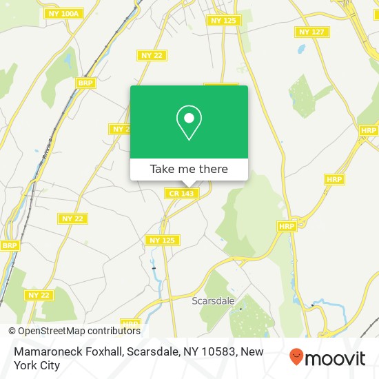 Mapa de Mamaroneck Foxhall, Scarsdale, NY 10583