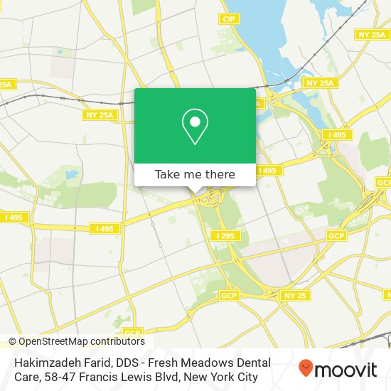 Hakimzadeh Farid, DDS - Fresh Meadows Dental Care, 58-47 Francis Lewis Blvd map