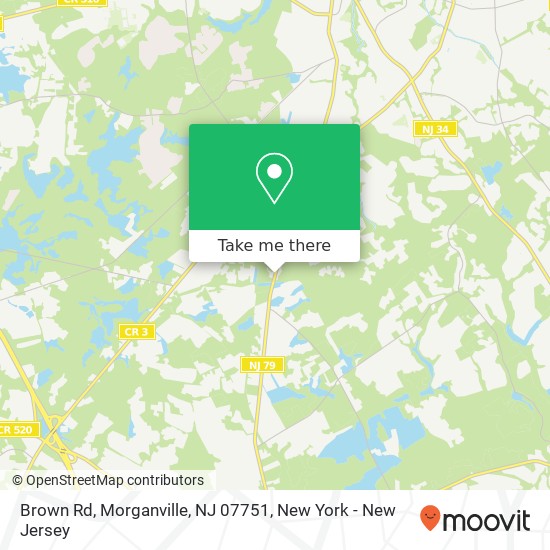 Brown Rd, Morganville, NJ 07751 map