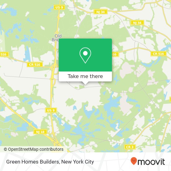 Green Homes Builders map