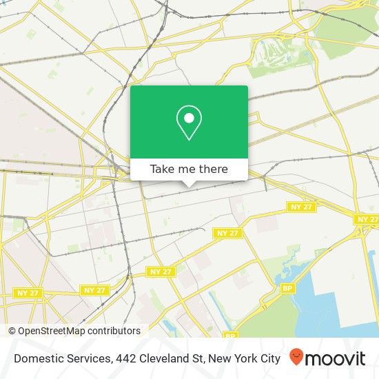 Mapa de Domestic Services, 442 Cleveland St