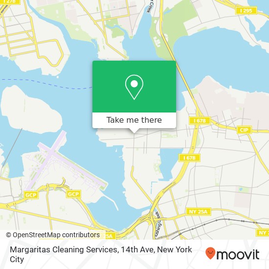 Mapa de Margaritas Cleaning Services, 14th Ave