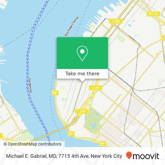 Mapa de Michael E. Gabriel, MD, 7715 4th Ave